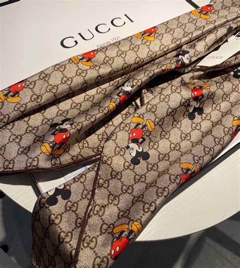 disney gucci silk scarf